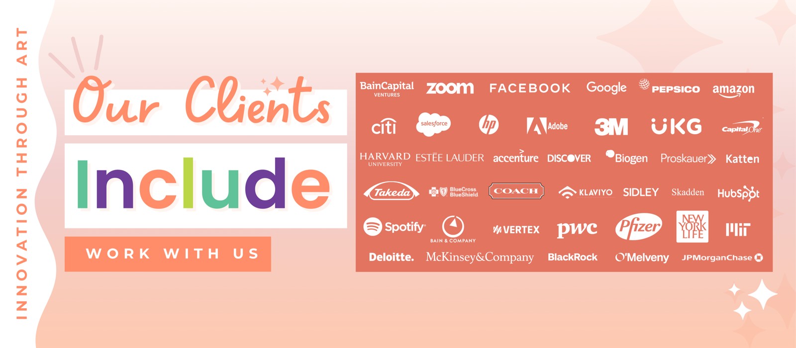 Companies that have hosted events with The Paint Bar